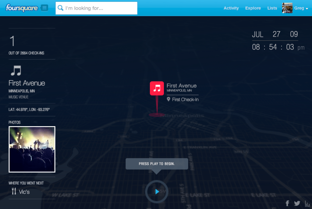 Greg Swan First Avenue