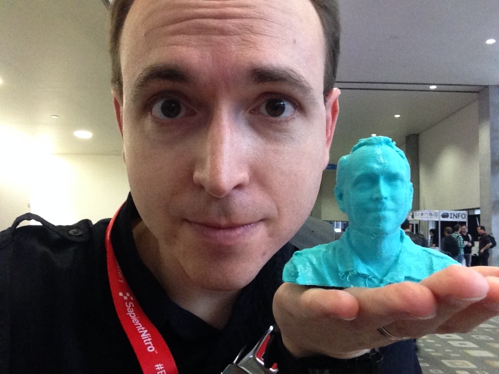 Greg Swan 3D Printed Bust and Face